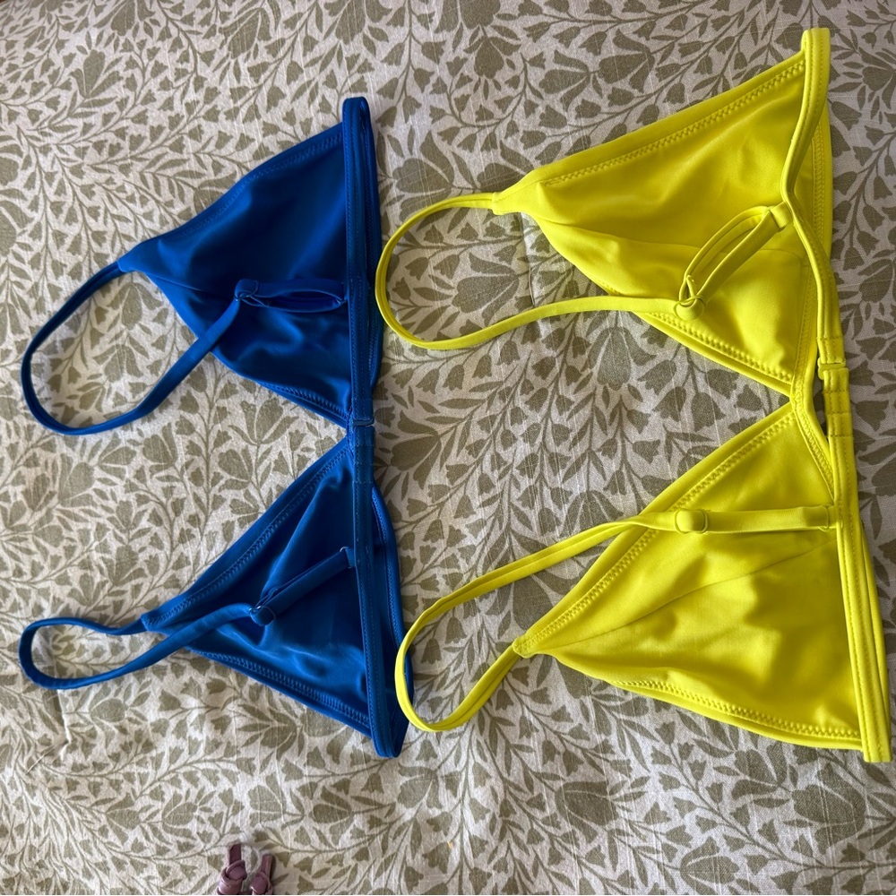Parade 2 Triangle Bikini Tops I EcoSplash Swim - Picture 2 of 6